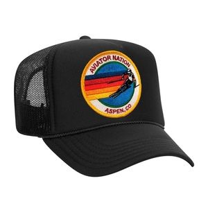 Aviator Nation Black Aspen Hat NWOT